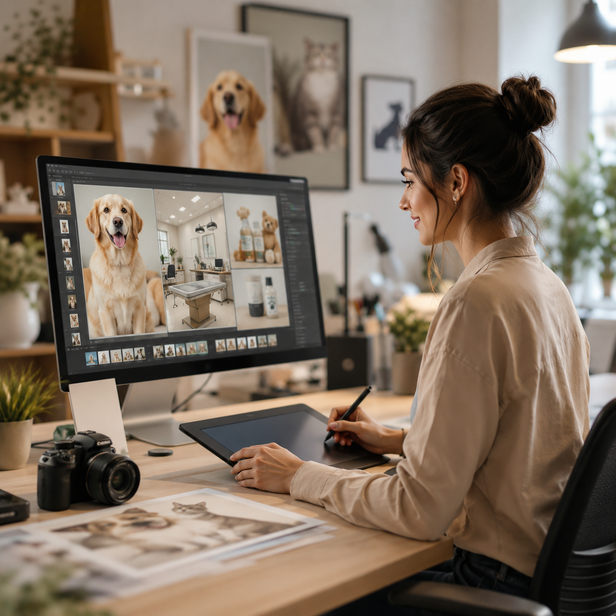 SafePaw Practice digital editing workspace