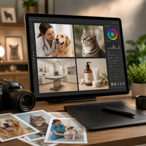 Veterinary Visual Content Editing
